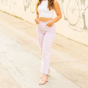 PacSun Light Lavender Straight Jeans